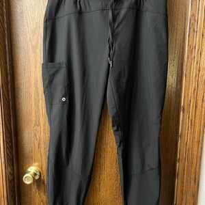 Barco One Black Jogger Scrubs with Pocket